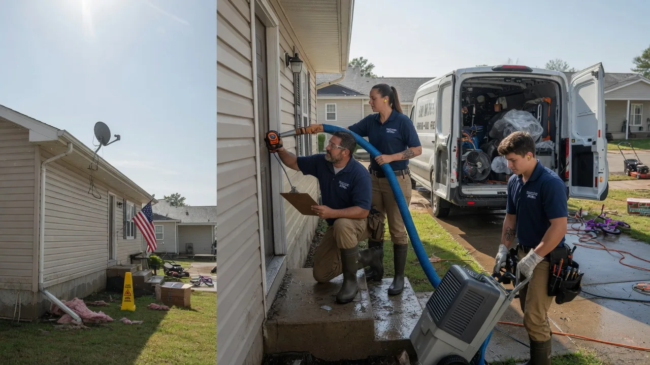 Ceiling Water Damage Restoration in Caputa, SD near me